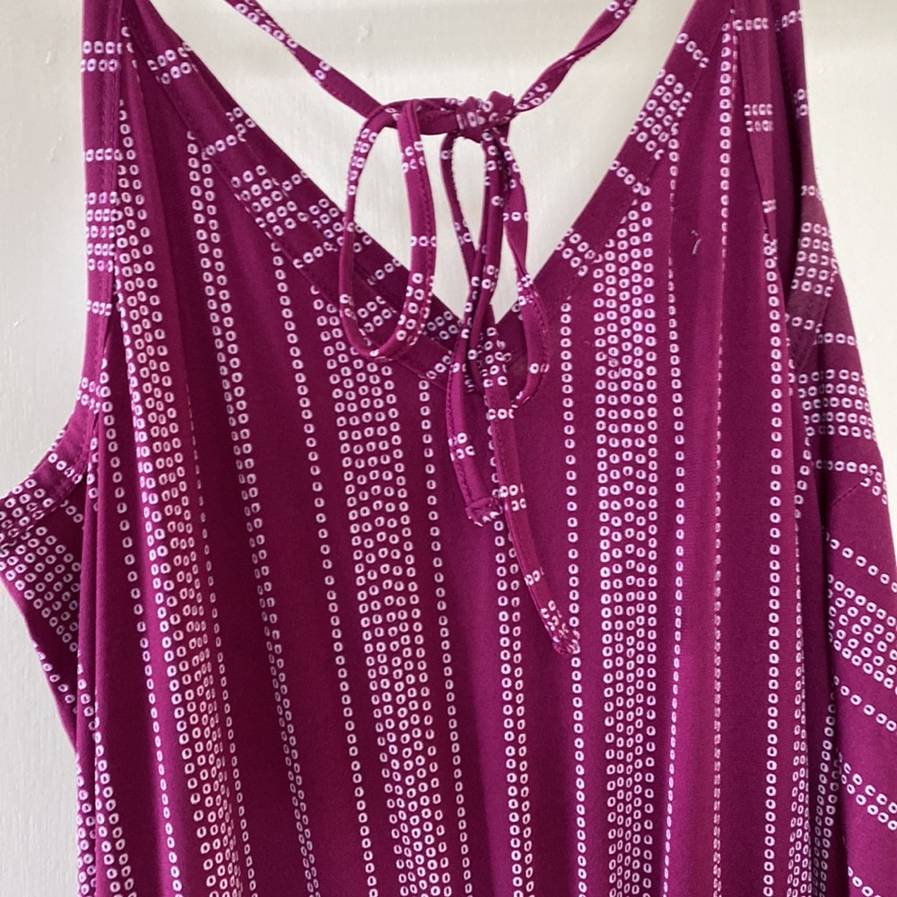 Maurices Raspberry colored jumpsuit - Picture 6 of 9
